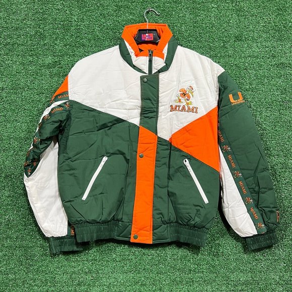 vintage pro player University of Miamijacket sz medium